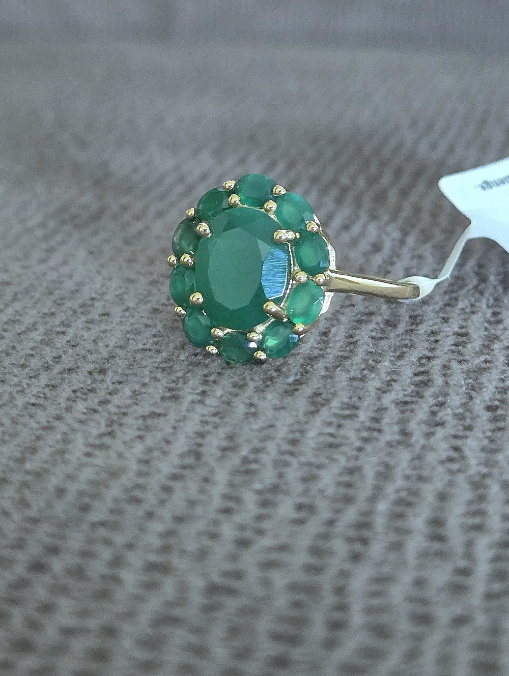 Shivam Green💚 Onyx Flower🌸 Ring💍 - Picture 6 of 16